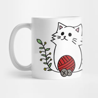 Cat, Ball of yarn Mug